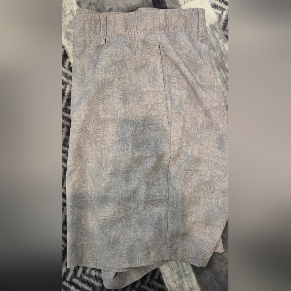 Caribbean Joe Grey Patterned Shorts